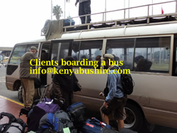 kenya shuttle bus hire